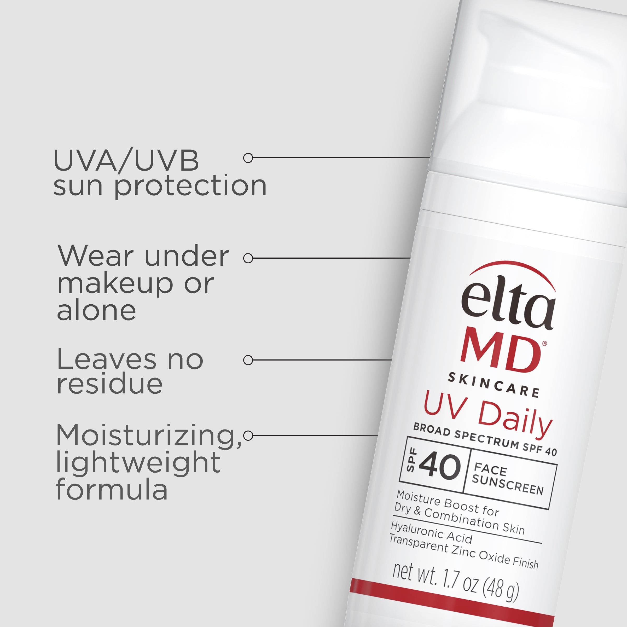 EltaMD UV Daily Broad-Spectrum SPF 40 Duo (3.4 oz)