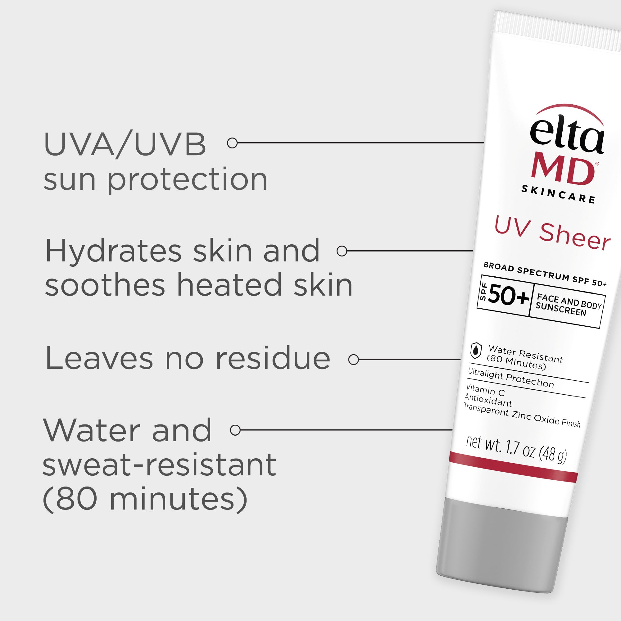 EltaMD UV Sheer Broad-Spectrum SPF 50+ (1.7 oz)