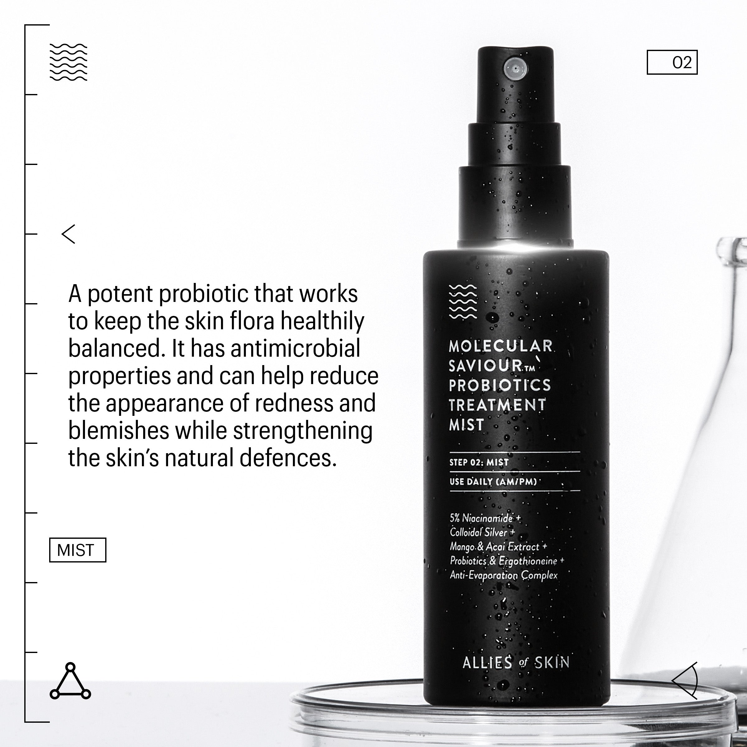 Allies of Skin Molecular Saviour Probiotics Treatment Mist (1.7 oz)