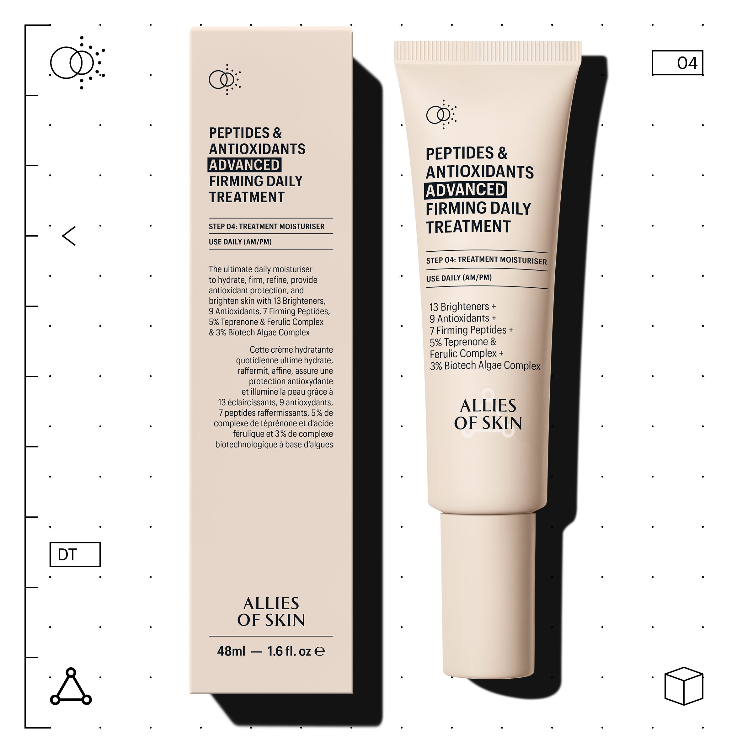 Allies of Skin Peptides and Antioxidants Advanced Firming Daily Treatment (1.6 oz)