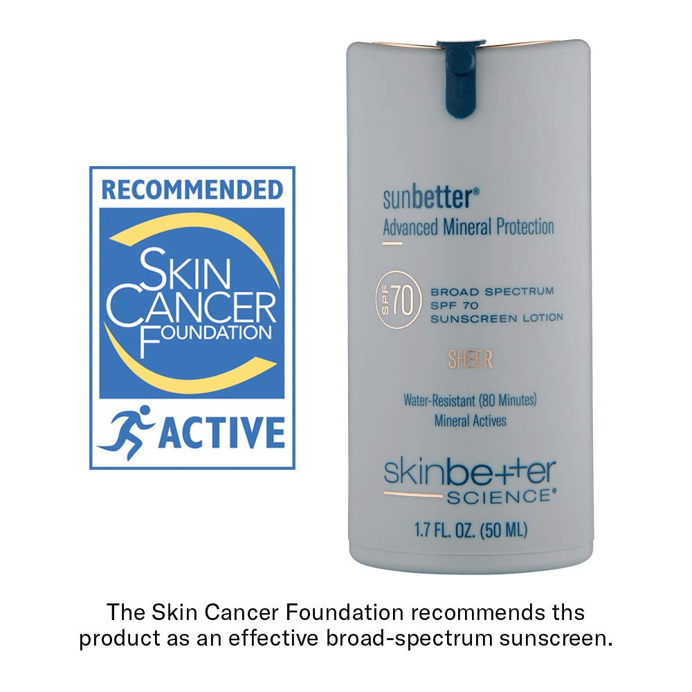 SkinBetter Science SunBetter SHEER SPF 70 Sunscreen Lotion (1.69 oz)