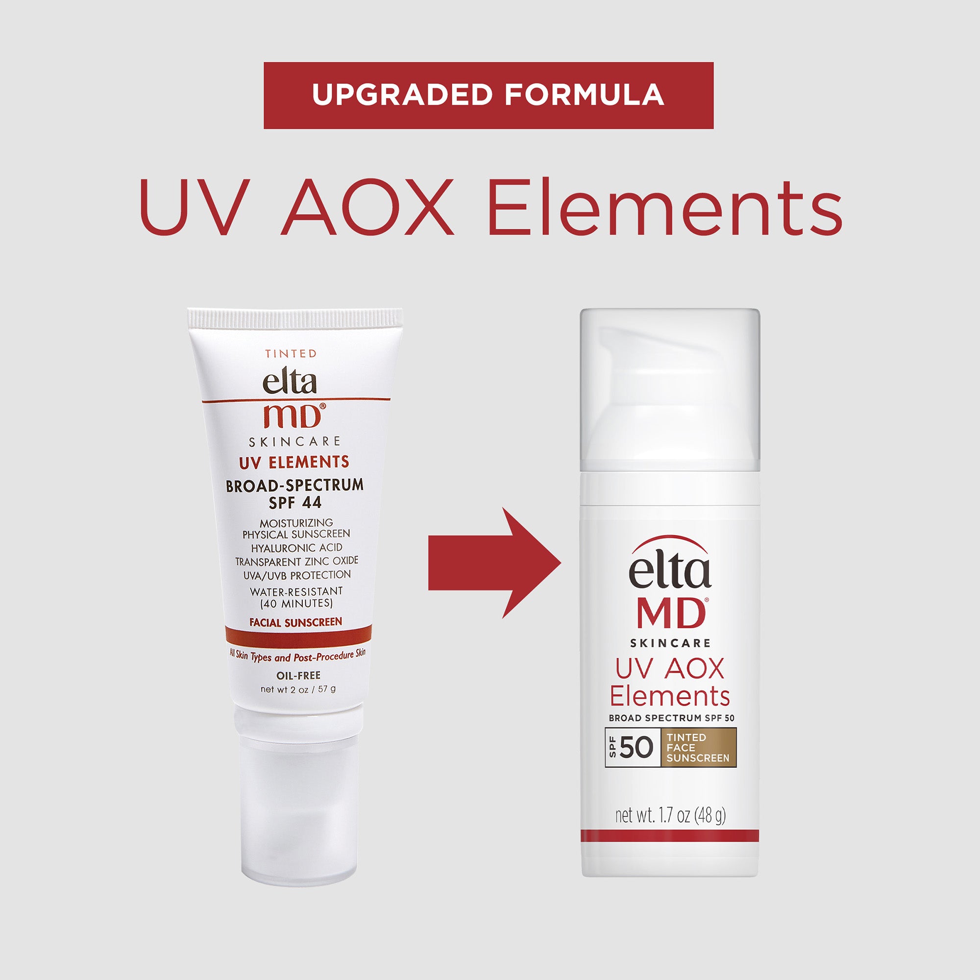 EltaMD UV AOX Elements cu spectru larg SPF 50 (1.7 oz)