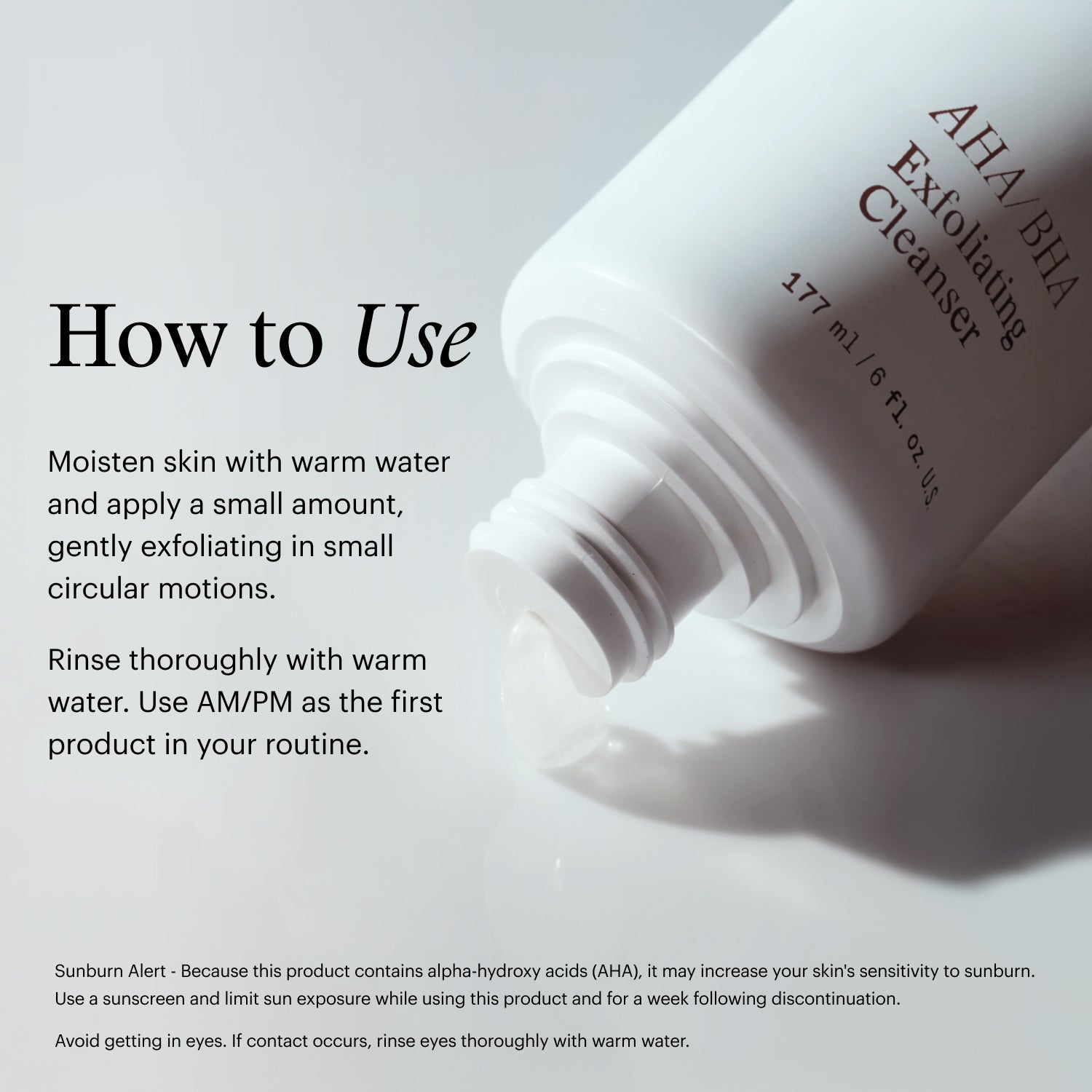 SkinMedica AHA/BHA Exfoliating Cleanser (6 oz)