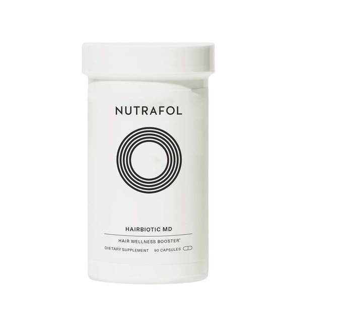 Nutrafol Hairbiotic MD Hair Wellness Booster Dietary Supplement (90 Capsules)