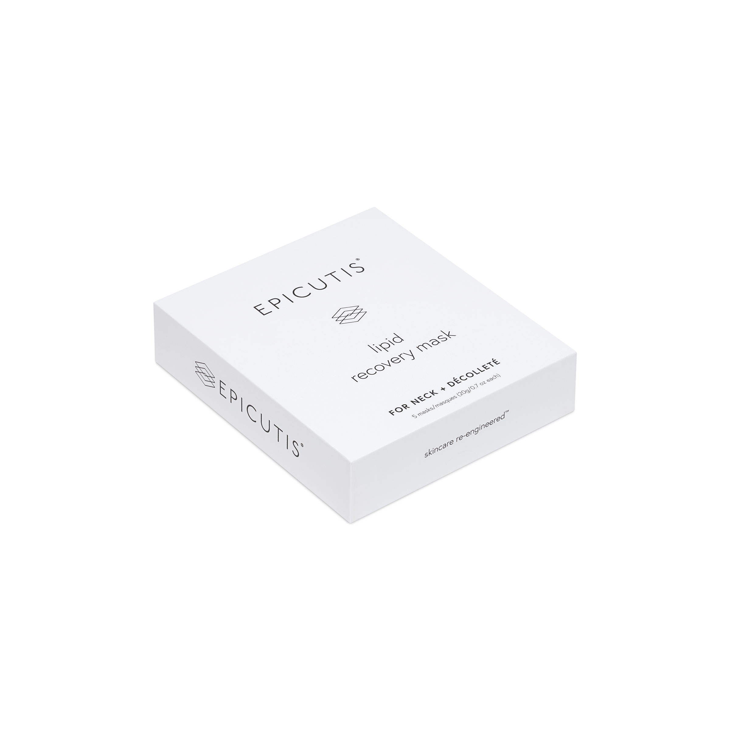 Epicutis Lipid Recovery Mask for Neck + Décolleté (5 Count).