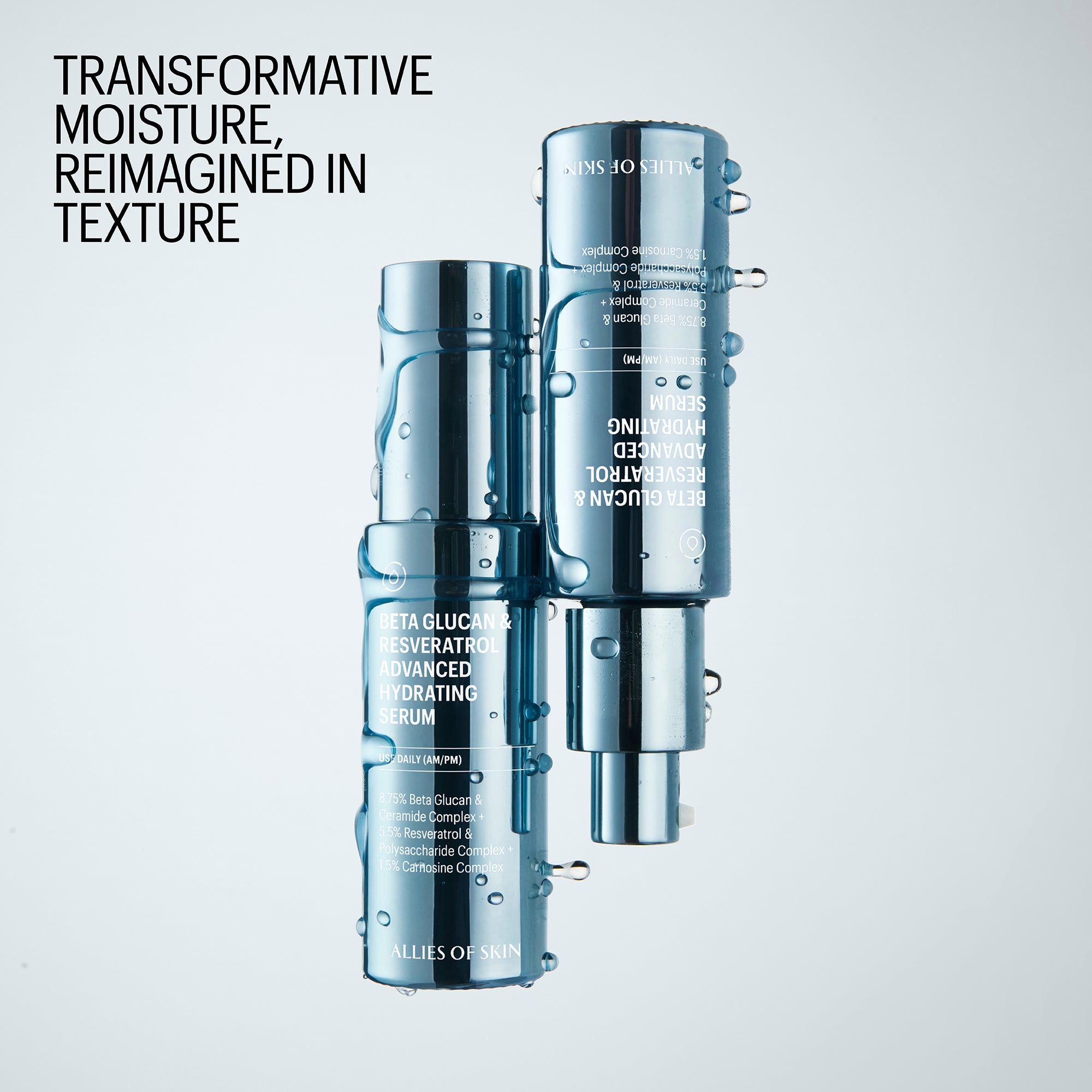 Allies of Skin Beta Glucan and Resveratrol Advanced Hydrating Serum (1 oz).