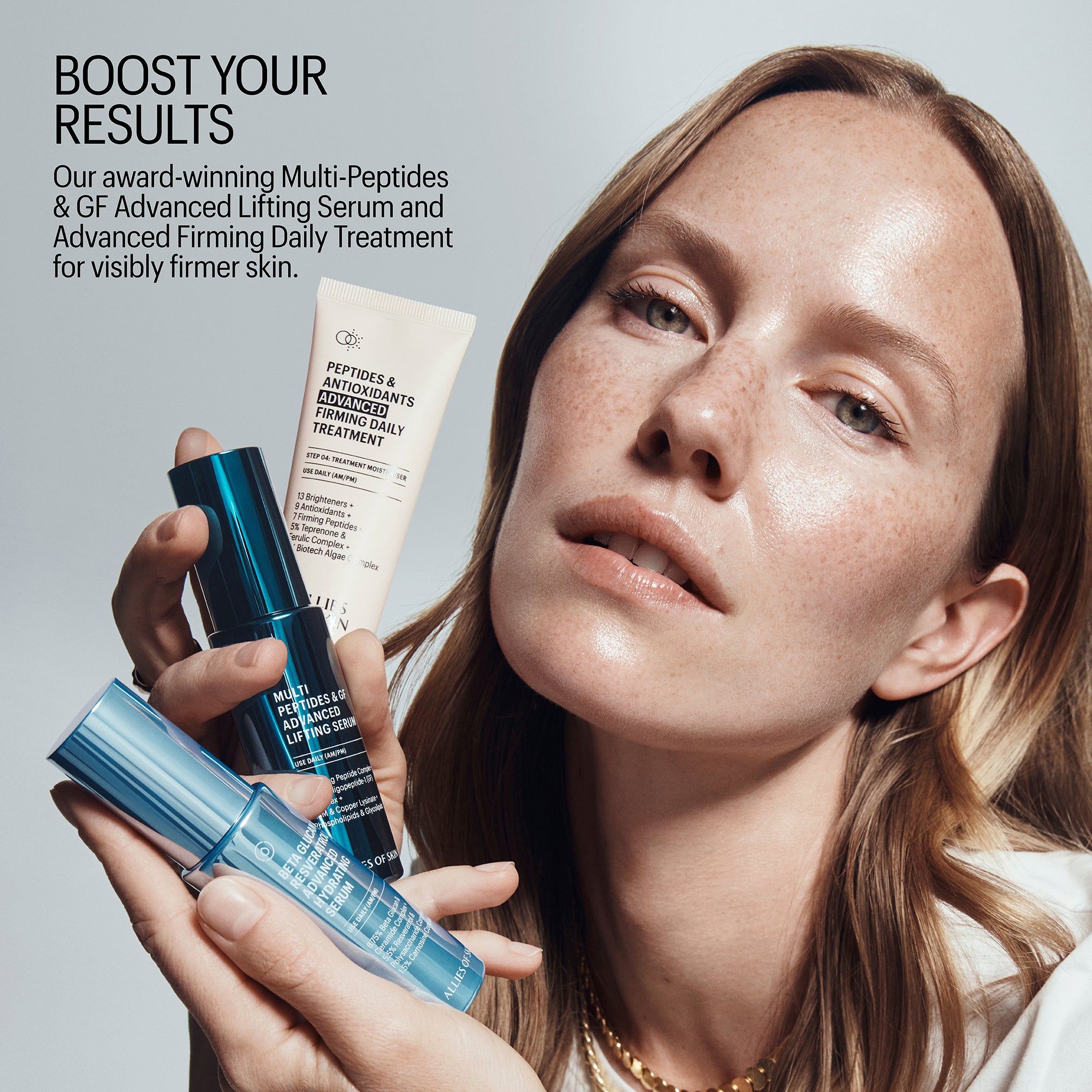 Allies of Skin Beta Glucan and Resveratrol Advanced Hydrating Serum (1 oz).