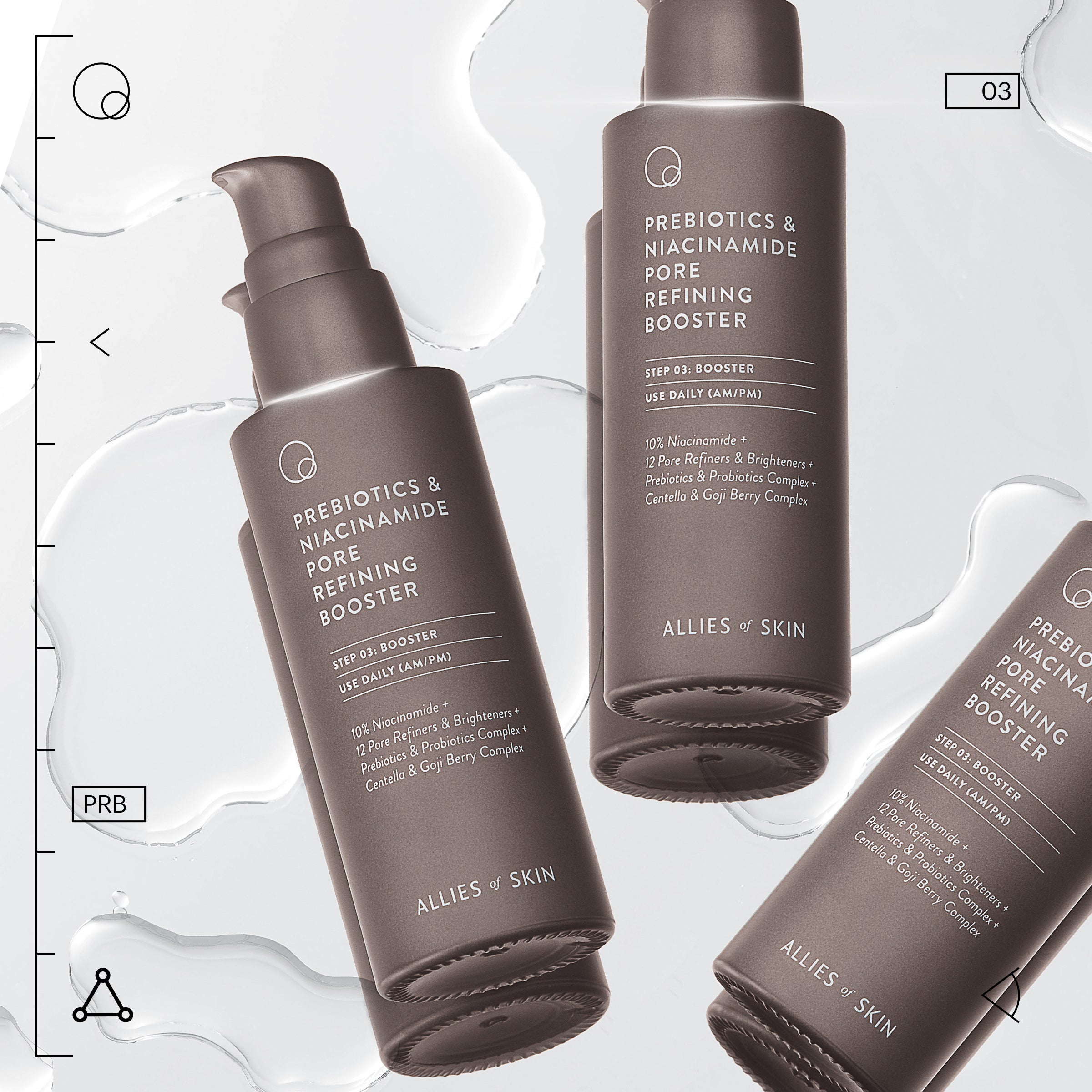 Allies of Skin Prebiotics and Niacinamide Pore Refining Booster (1.7 oz).