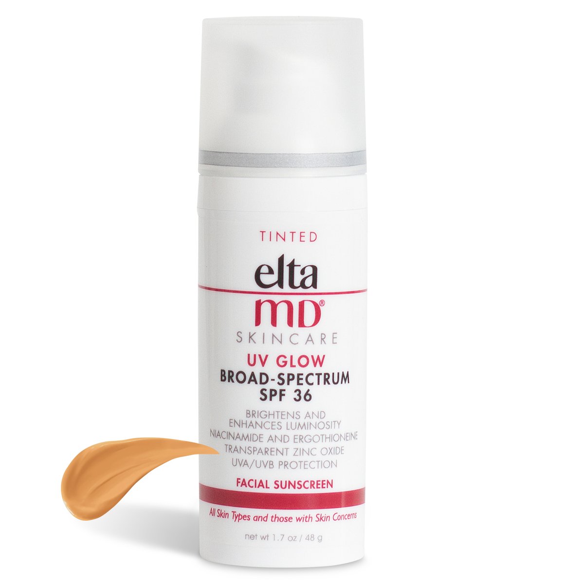 eltamd uv glød tonet spf36.